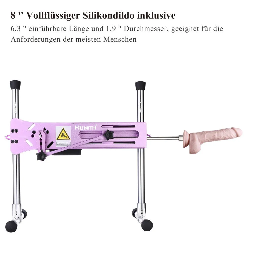 Hismith App Controllable Sex Machine with Wireless Remote/Speed Dial Control. 100-Watt Motor. KlicLok System