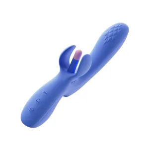 Honey Play Box Fortexa App-Controlled Kinky Finger Flapping Dual Stimulator. Blue