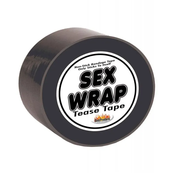 Hott Products - Sex Wrap Tease Bondage Tape (Black)