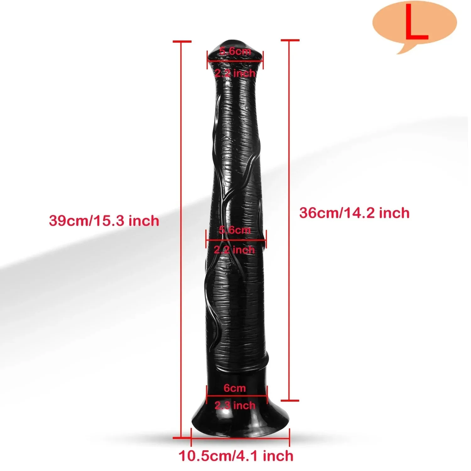 Huge Horse Dildo - 15 inch Long Animal Dildo Anal Plug Adult Toys