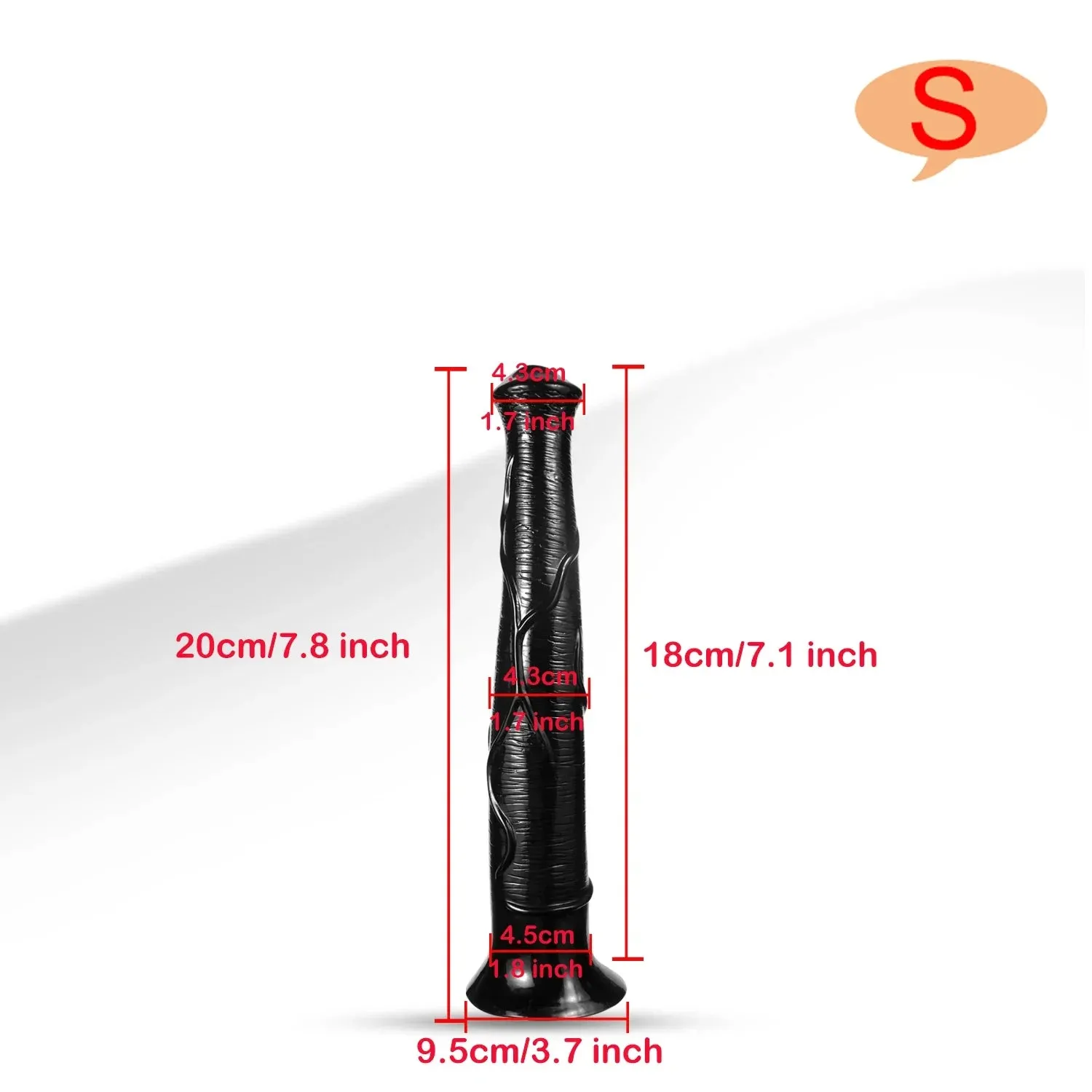 Huge Horse Dildo - 15 inch Long Animal Dildo Anal Plug Adult Toys