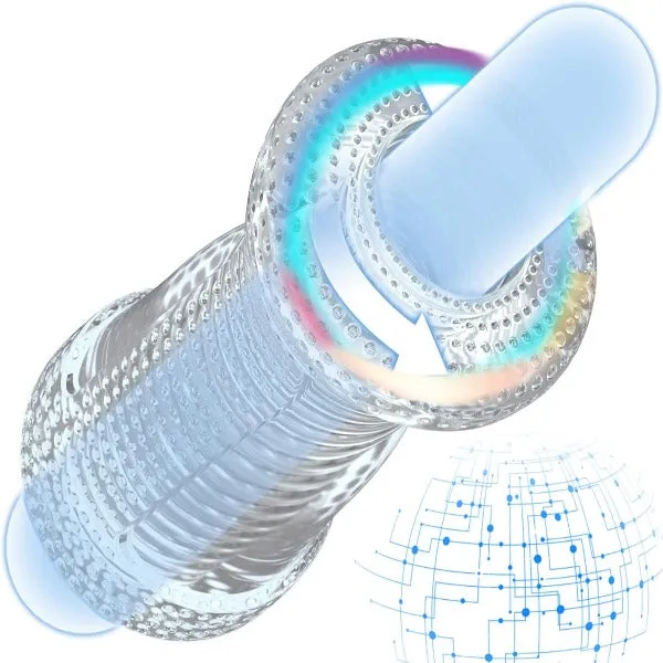 Jelly Silicone Pocket Pussy Masturbation Cup - Penis Sleeve Massage Male Masturbator