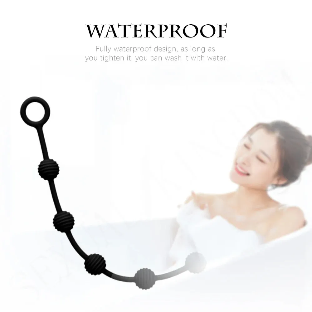Large Anal Beads Butt Plug - Long Anal Dildo Prostate Massager Sex Toy