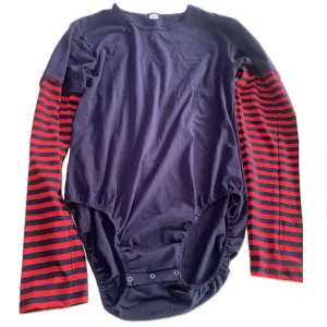Layered Red & Blue Bodysuit