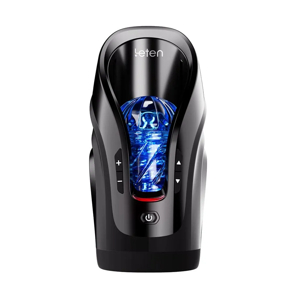 Leten - Cannon King Mini Automatic Thrusting Masturbator Luxury Edition (Black)