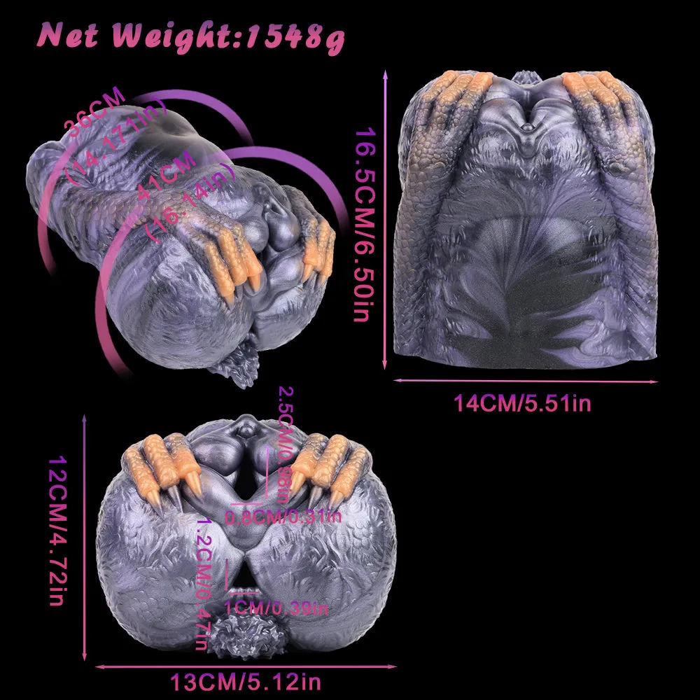 Lizard Buttocks Torso Sex Doll - Realistic Animal Pussies Penis Male Masturbator