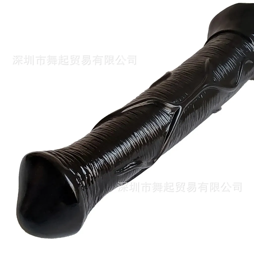 Long Horse Dildo Butt Plug - Realistic Animal Anal Dildo Sex Toys for Men Women