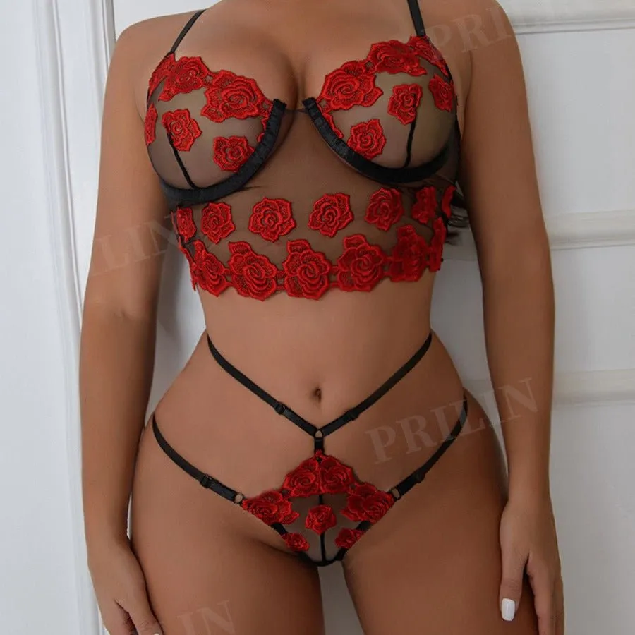 Lovebite Lace & Mesh Temptation Lingerie