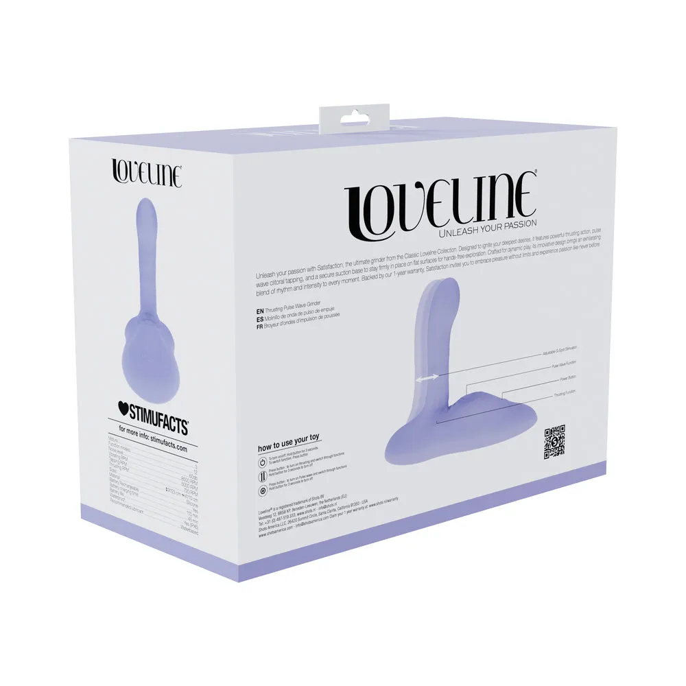 LoveLine Satisfaction Grinder Adjustable Thrusting Pulse Wave Purple