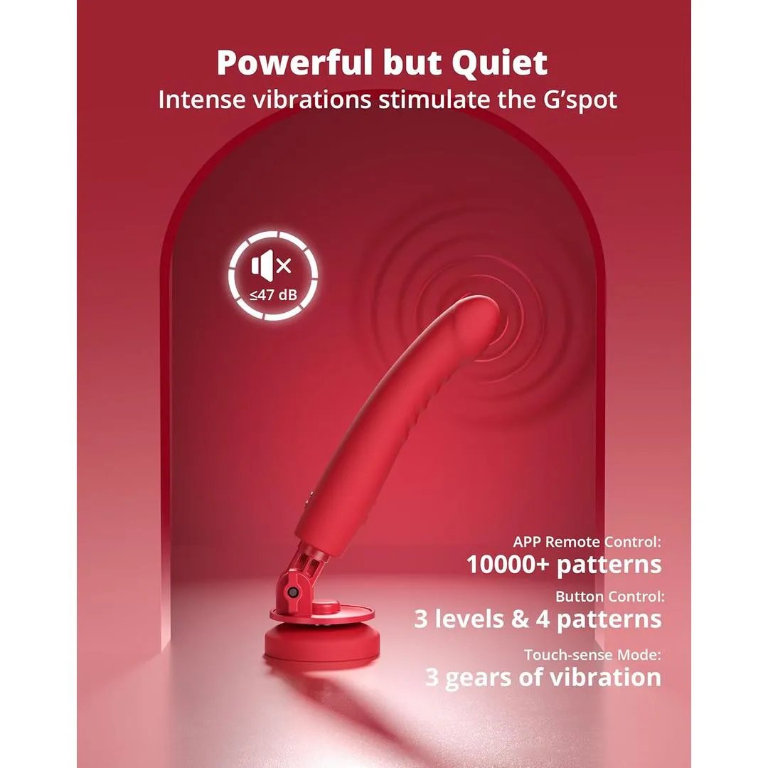 Lovense Mission 2 Vibrating Suction Cup Dildo