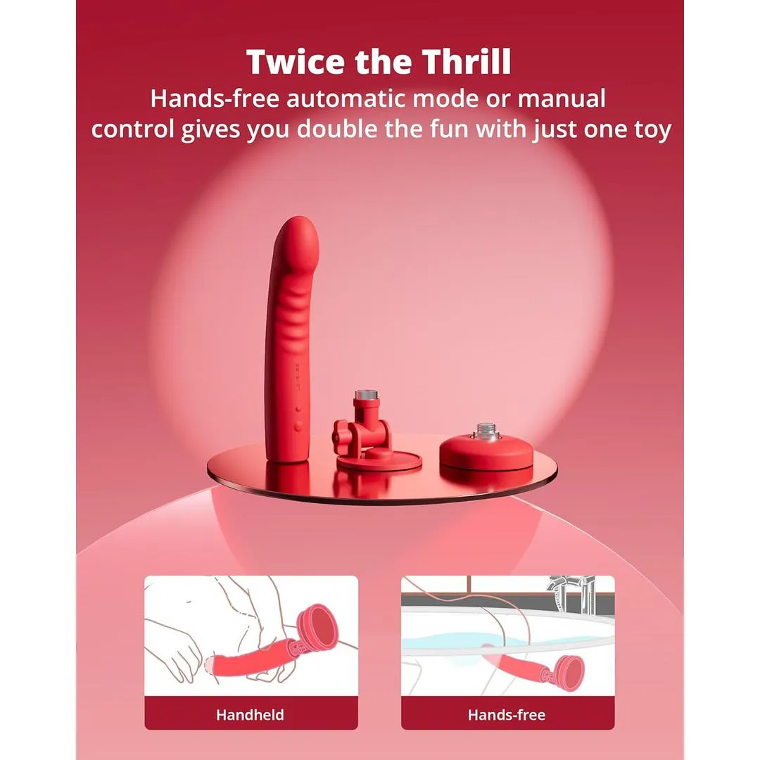 Lovense Mission 2 Vibrating Suction Cup Dildo