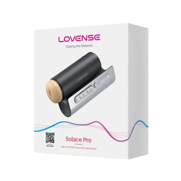 Lovense - Solace Pro AI Powered Remote Control Thrusting Male Masturbator Stroker (Black)