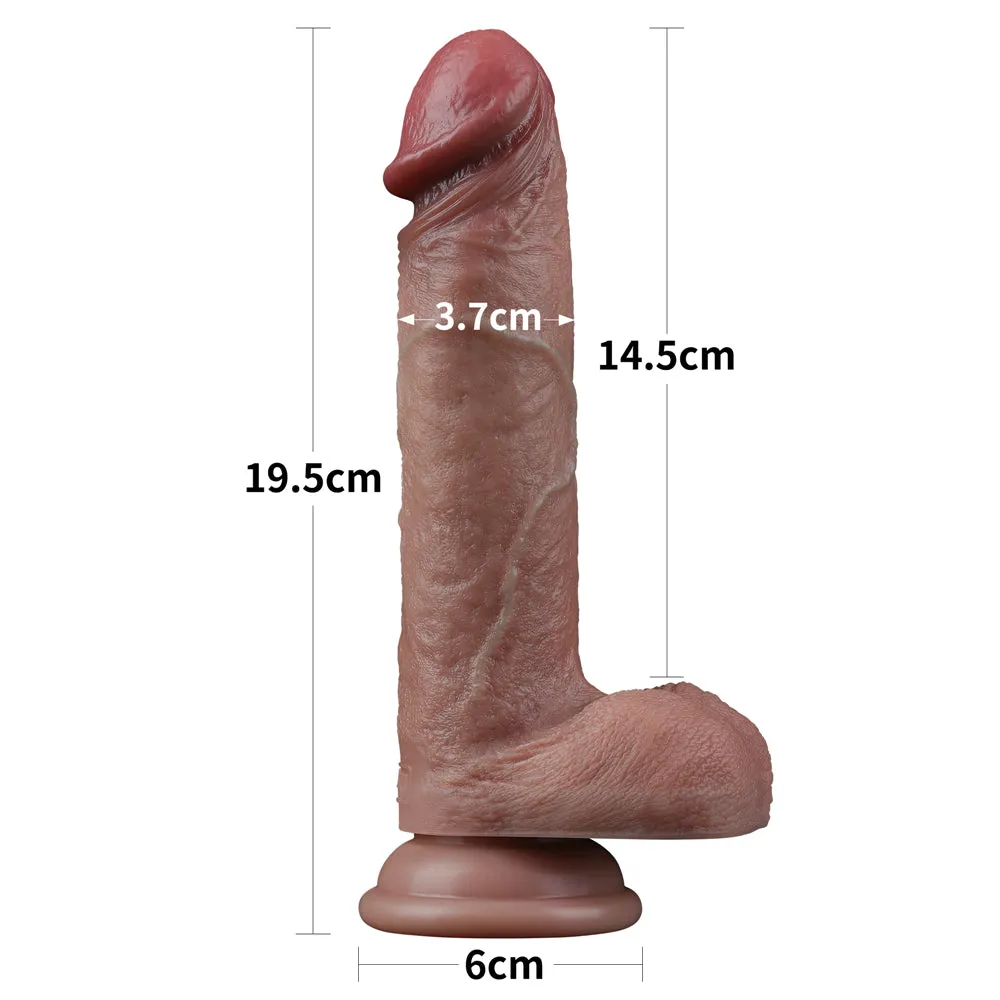 LoveToy 7.5 Nature Cock Dual-Layered Silicone