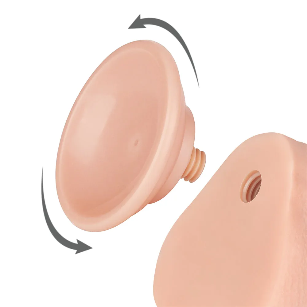 LoveToy 8.5 Sliding Skin Dual-Layered Dong
