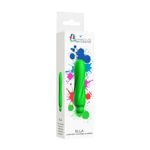 Luminous Ella Abs Bullet With Silicone Sleeve 10-Speeds Green