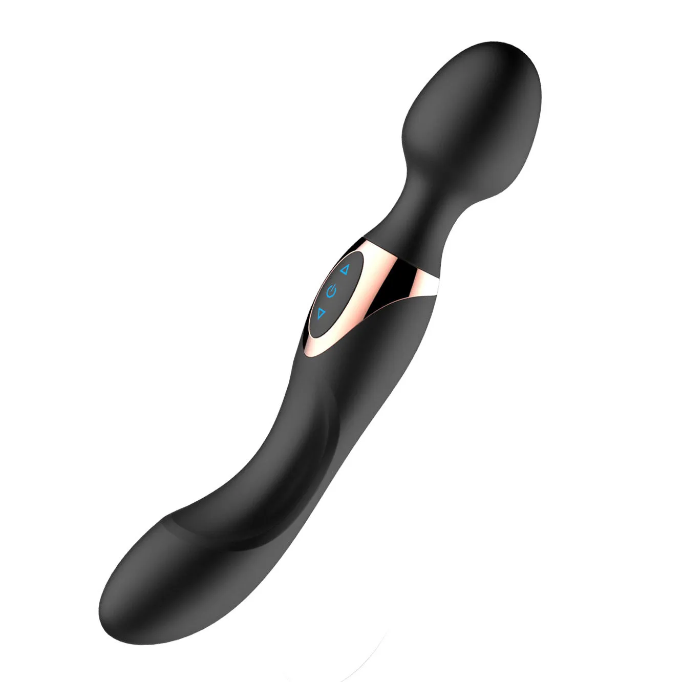 Magic Wand Finger Vibrator Prostate Massager - Double End G-spot Clit Stimulator