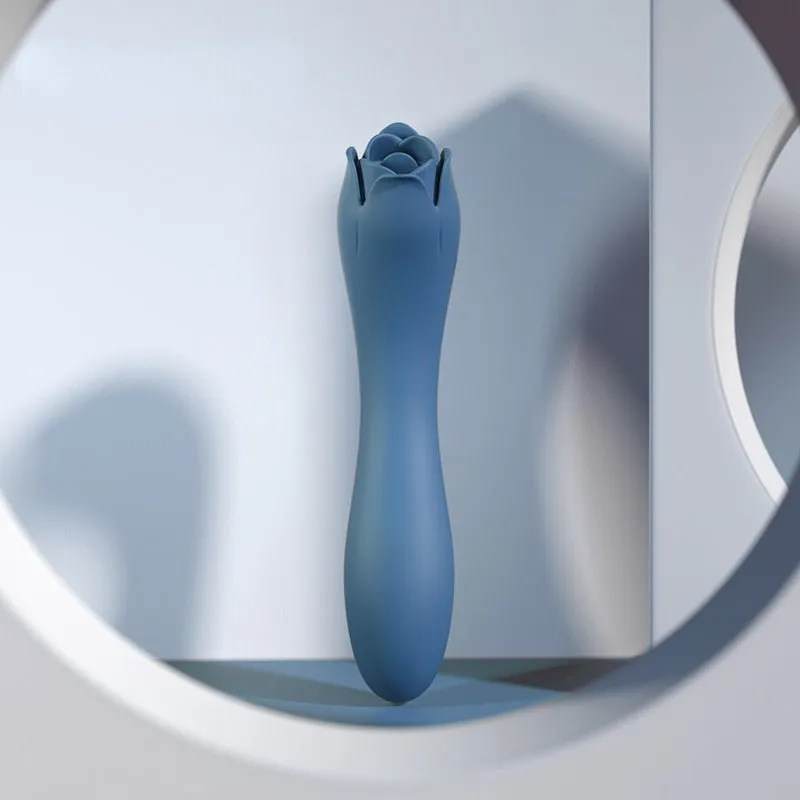 Meese Dora Sucking Double-Head Rose Vibration Inside Massage Stick