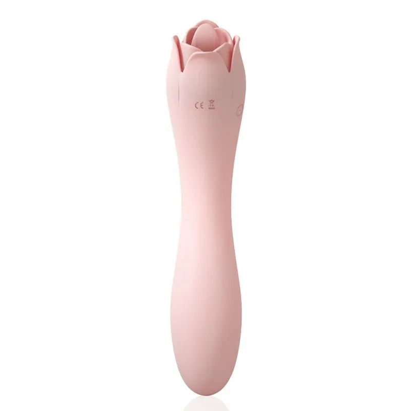 Meese Dora Sucking Double-Head Rose Vibration Inside Massage Stick