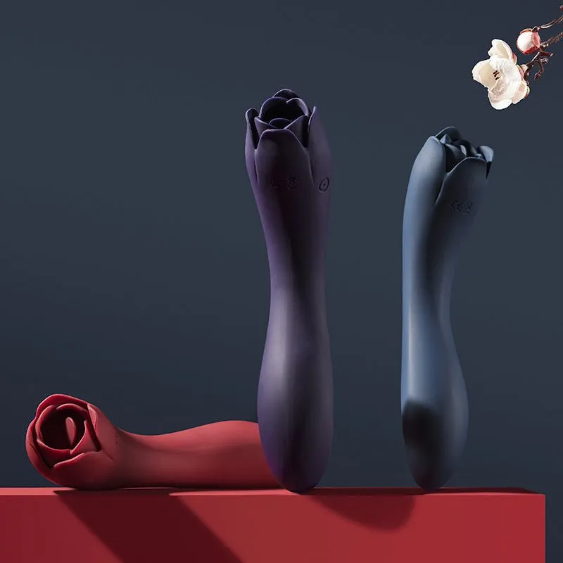 Meese Dora Sucking Double-Head Rose Vibration Inside Massage Stick