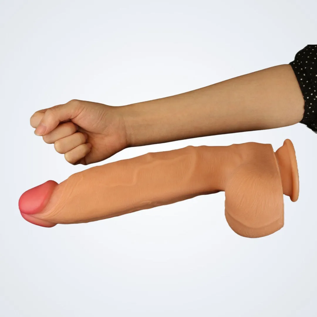 Mega Man 12 Silicone Realistic Dildo