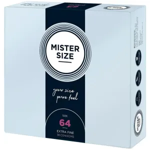 Mister Size 64mm Natural Ultra Thin Condoms 36 Pack