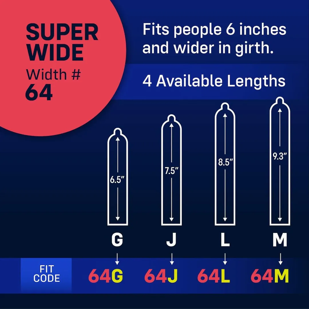 myONE Large Condom Sampler (With FitKit Measuring Tool)