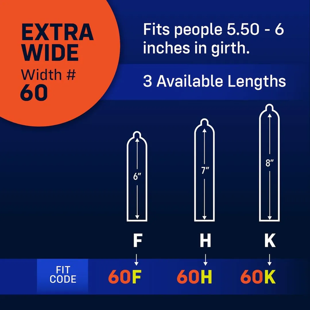 myONE Large Condom Sampler (With FitKit Measuring Tool)
