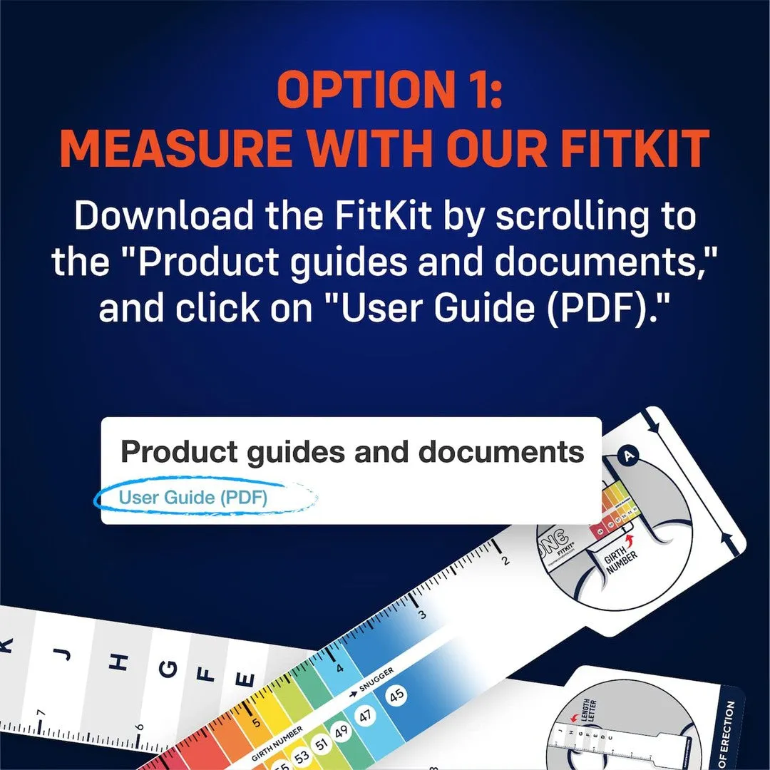 myONE Large Condom Sampler (With FitKit Measuring Tool)