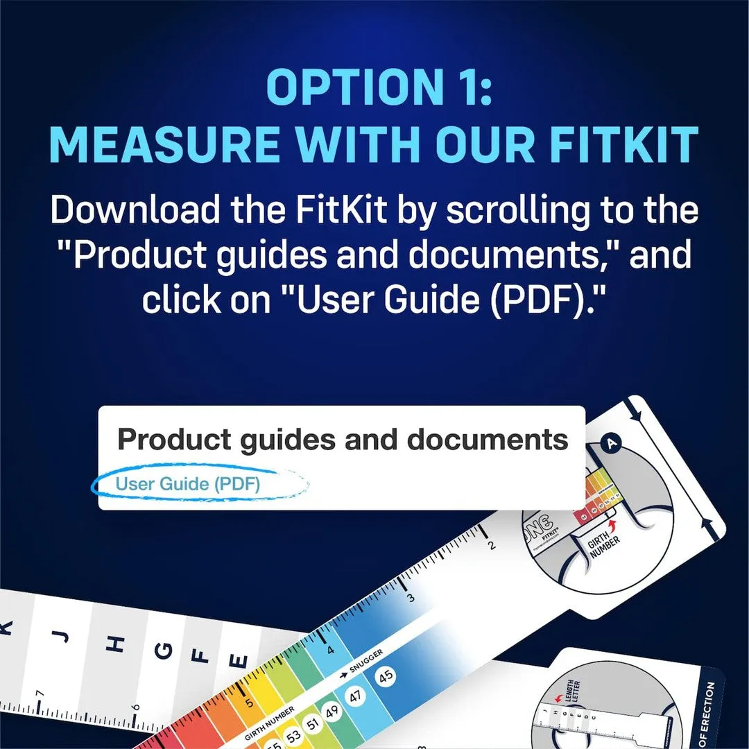 myONE Snug Condom Sampler (With FitKit Measuring Tool)
