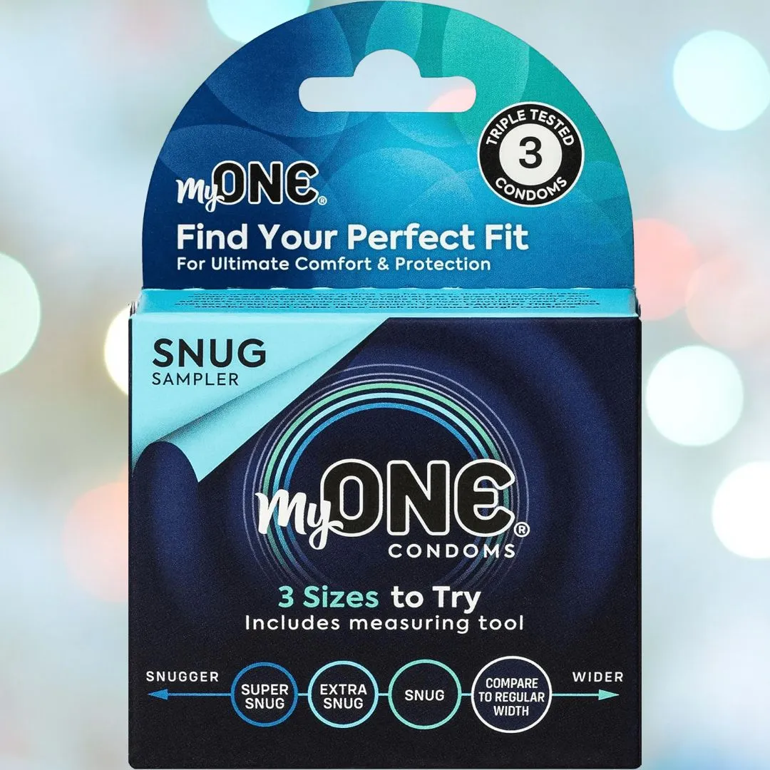 myONE Snug Condom Sampler (With FitKit Measuring Tool)