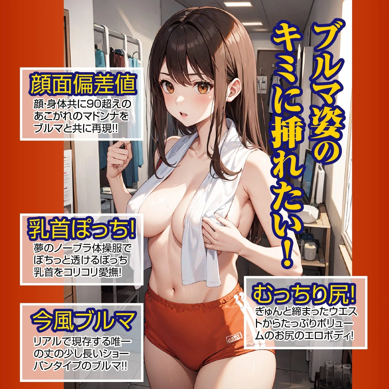 NPG - Admired Beautiful Girl Bloomers Active Edition Onahole Masturbator (Beige)