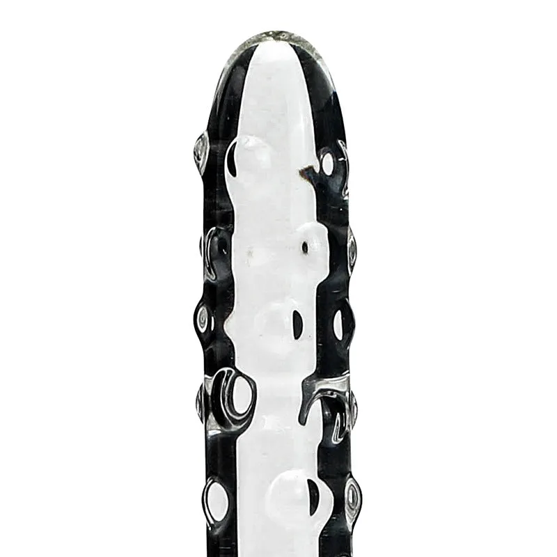 Nubby Textured Sensual Glass Dildo