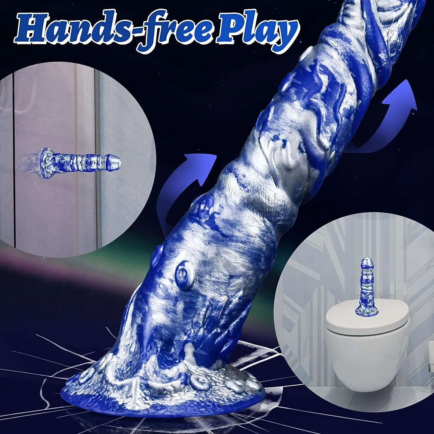 Oceanic Dreams Exotic Dildos - Domlust 8.1'' Huge Monster Anal Dildo Premium Silicone