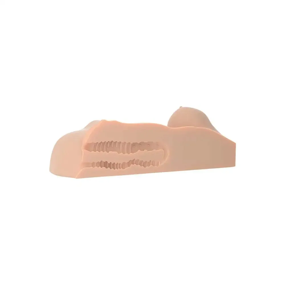 Pipedream Realistic Feel Flesh Pink Ass and Pussy Masturbator with Breasts