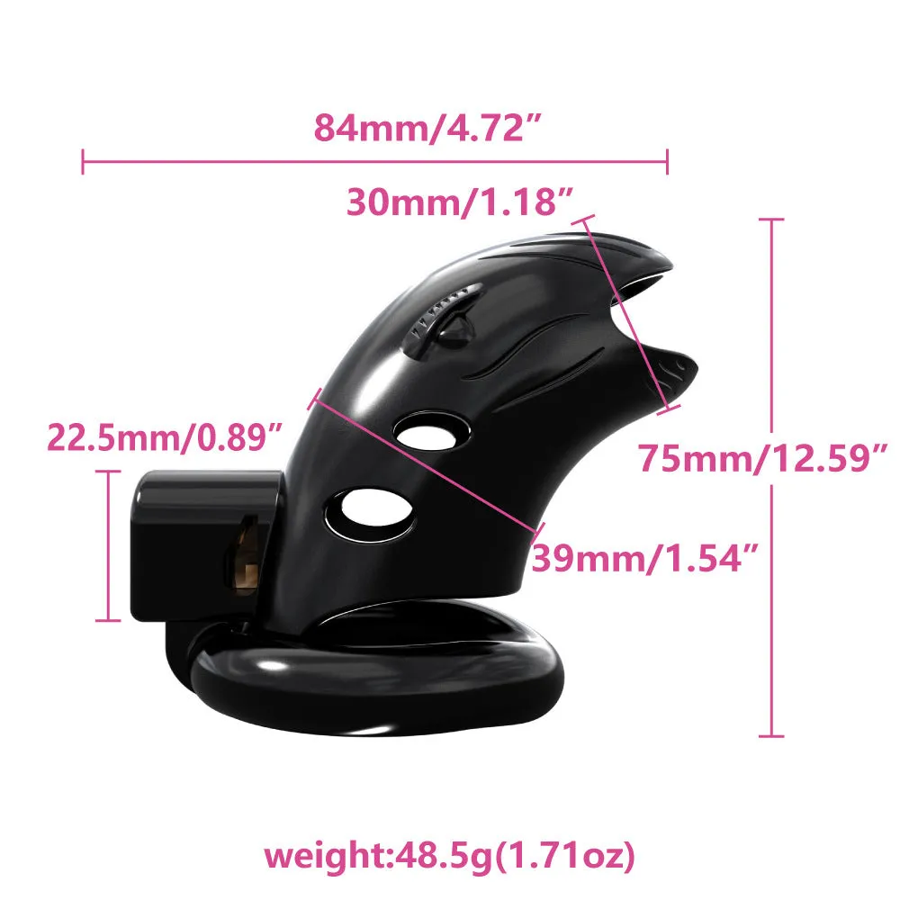 Plastic with Lock Male Penis Chastity Lock Sex Toys Birdcage Bondage Abstinence