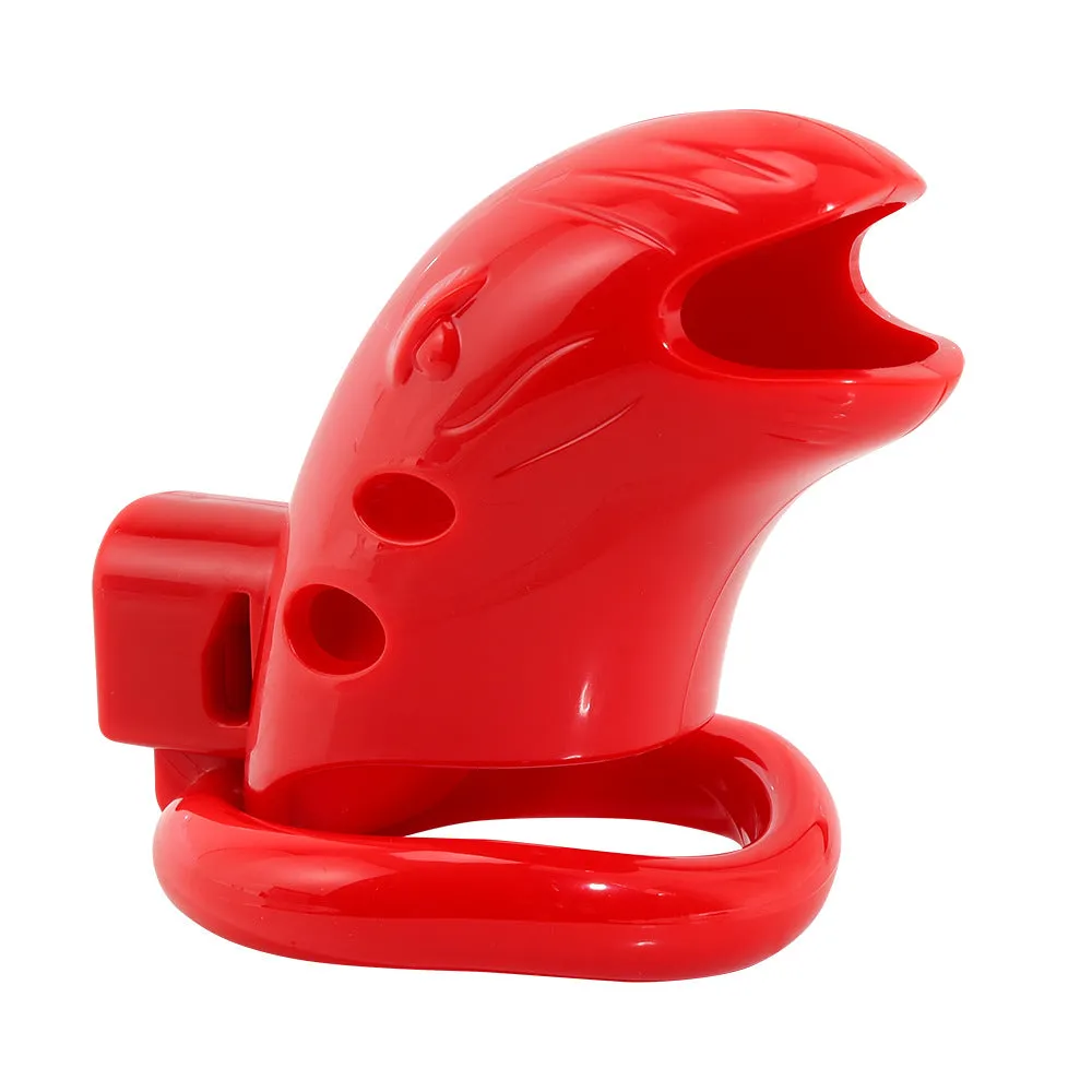 Plastic with Lock Male Penis Chastity Lock Sex Toys Birdcage Bondage Abstinence