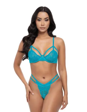 Raya Strappy Bralette & Thong Set