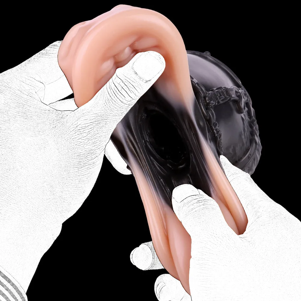 Realistic Horse Mouth Pocket Pussy Masturbator - Fantasy Animal Oral Sex Penis Massage