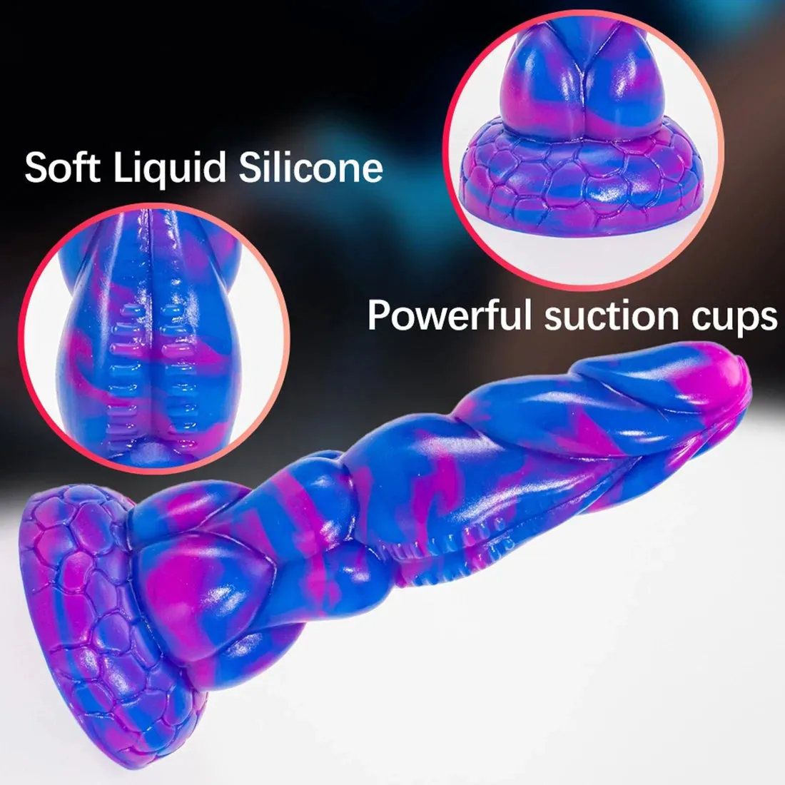 Realistic Monster Dildo - Exotic Big Anal Dildo Dilator G Spot Prostate Massage Milking