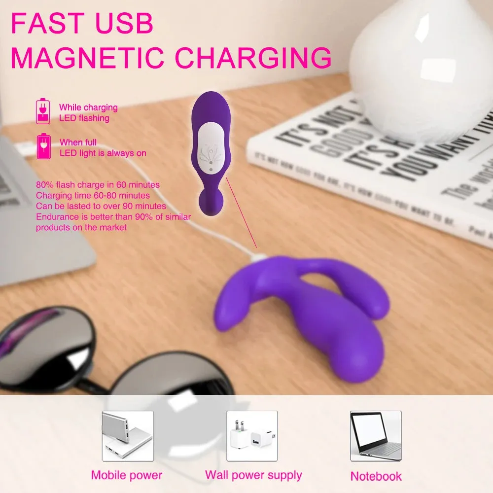 Remote Control Vibrating Panties Female Sex Toys - Wearable Double End Dildo Vibrator