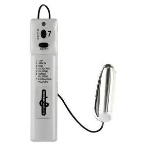 Seven Creations Multi-function Silver Love Egg Vibrator
