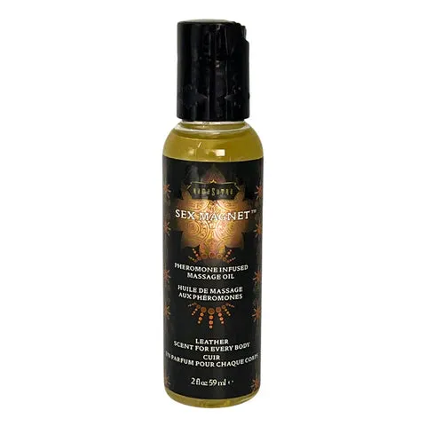 Sex Magnet Pheromone Leather Massage Oil by Kamasutra