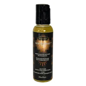Sex Magnet Pheromone Leather Massage Oil by Kamasutra