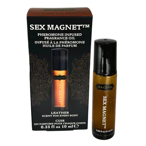 Sex Magnet Pheromone Leather Roll On Oil by Kama Sutra