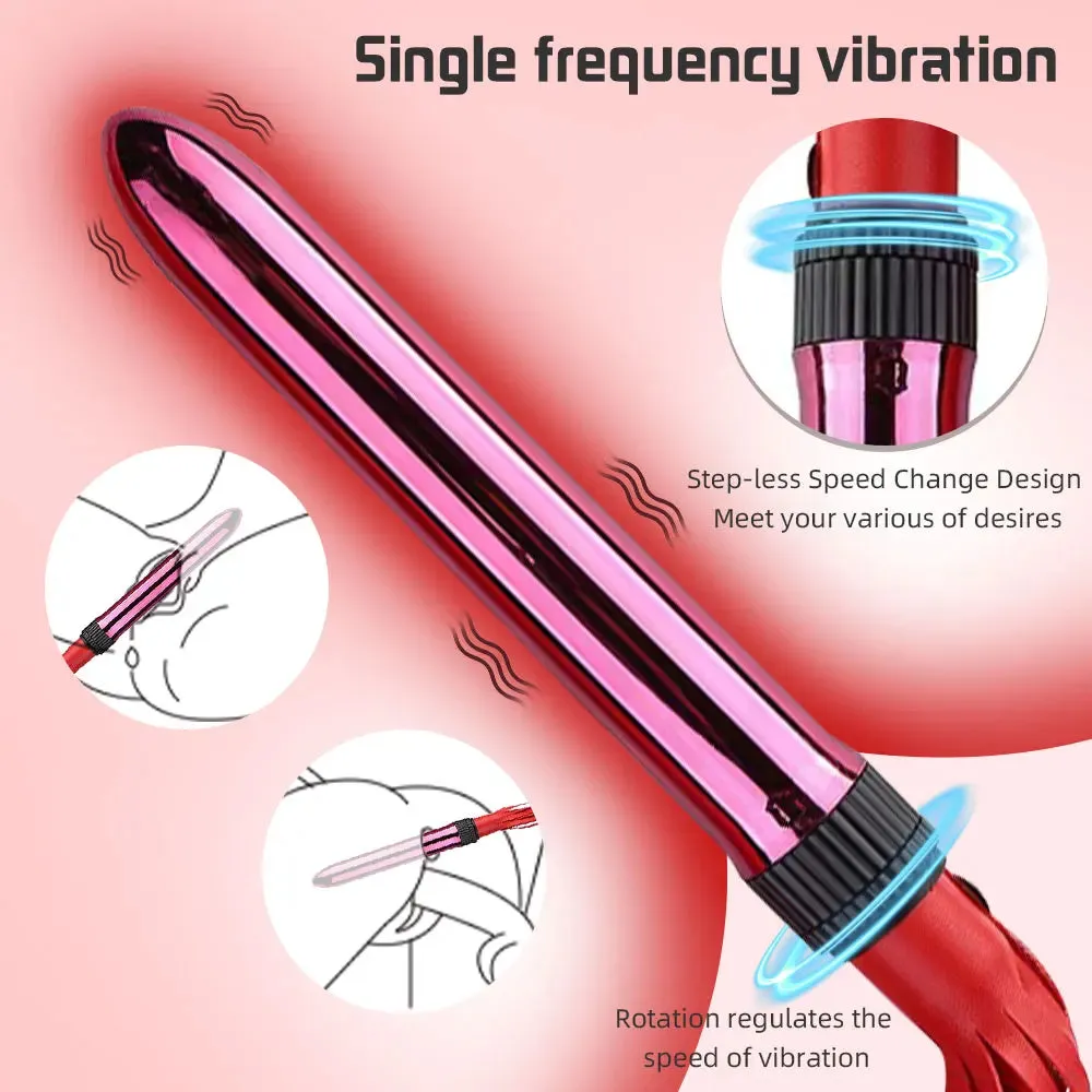 SM Whip Bullet Vibrator - 2in1 G Spot Stimulator Flirting Couple Sex Toys