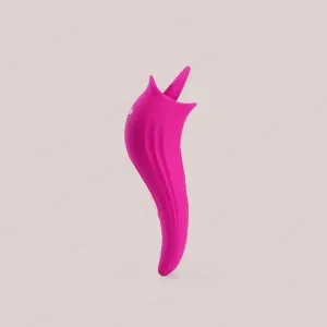 Sohimi 8 Modes G-Spot Stimulator Clit Licker 2 in 1 Tongue Vibrator