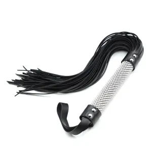 Sparkly Cat 9 Tales  | Bruise Flogger | Rhinestone Handle