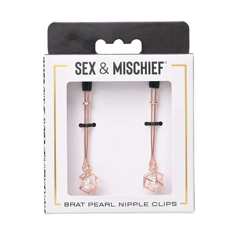 Sportsheets Brat Pearl Nipple Clips