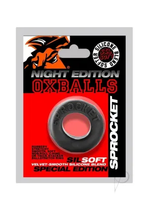 Sprocket Cockring Night Ed Black