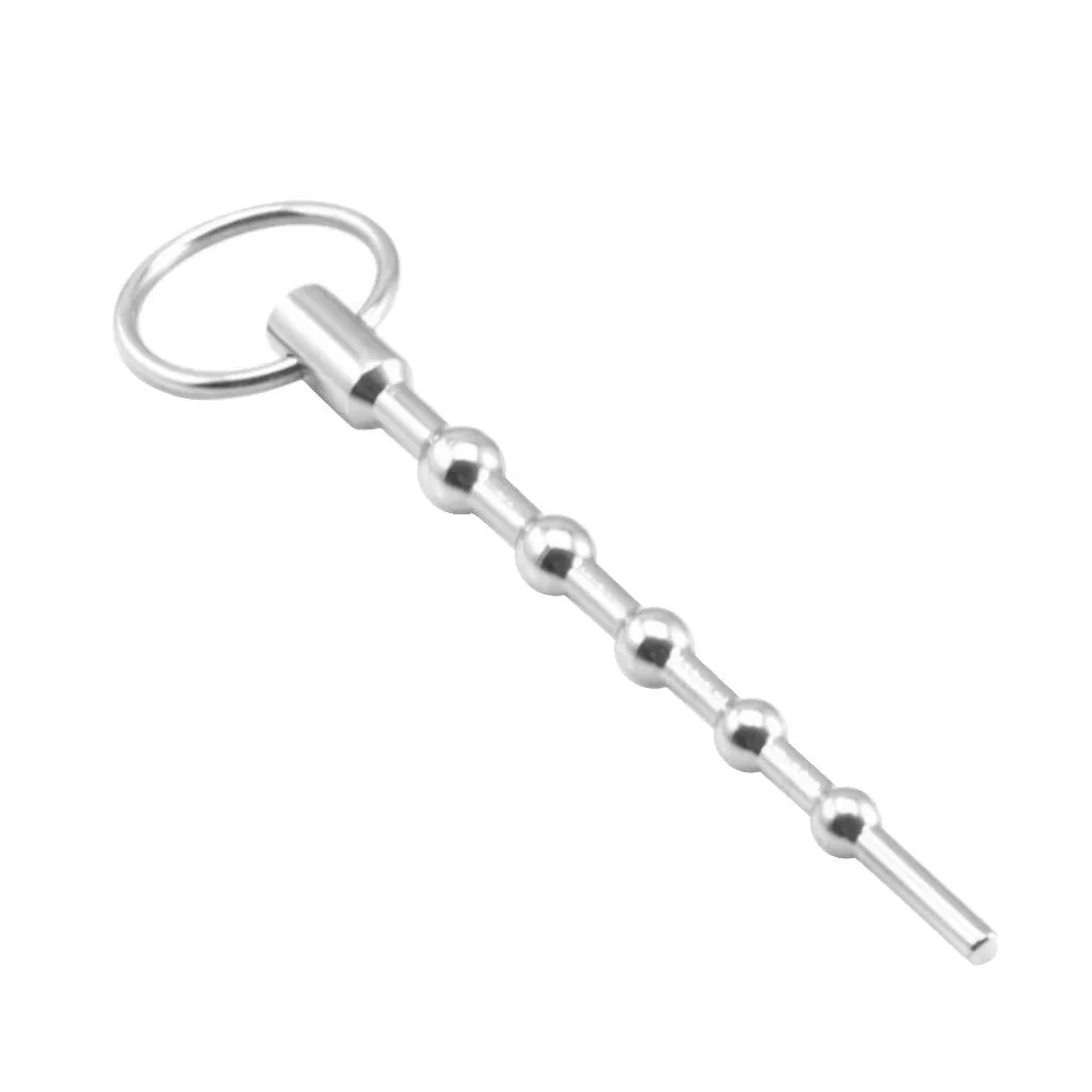 Stainless Steel Beaded Large Plug